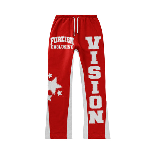 Foreign Exclusive 'Red' sweat pants